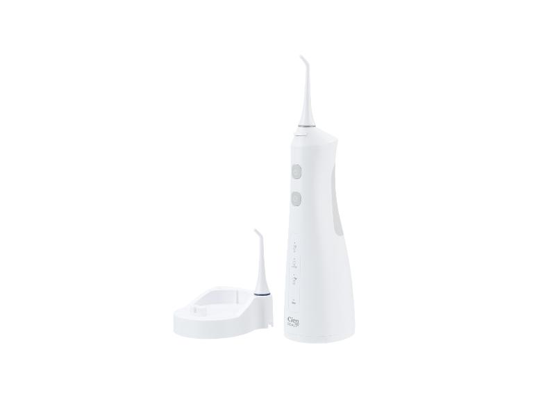 Hydropulseur sans fil blanc Cien Beauty avec station de charge.