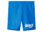 Short de bain bleu pour enfant avec inscription blanche