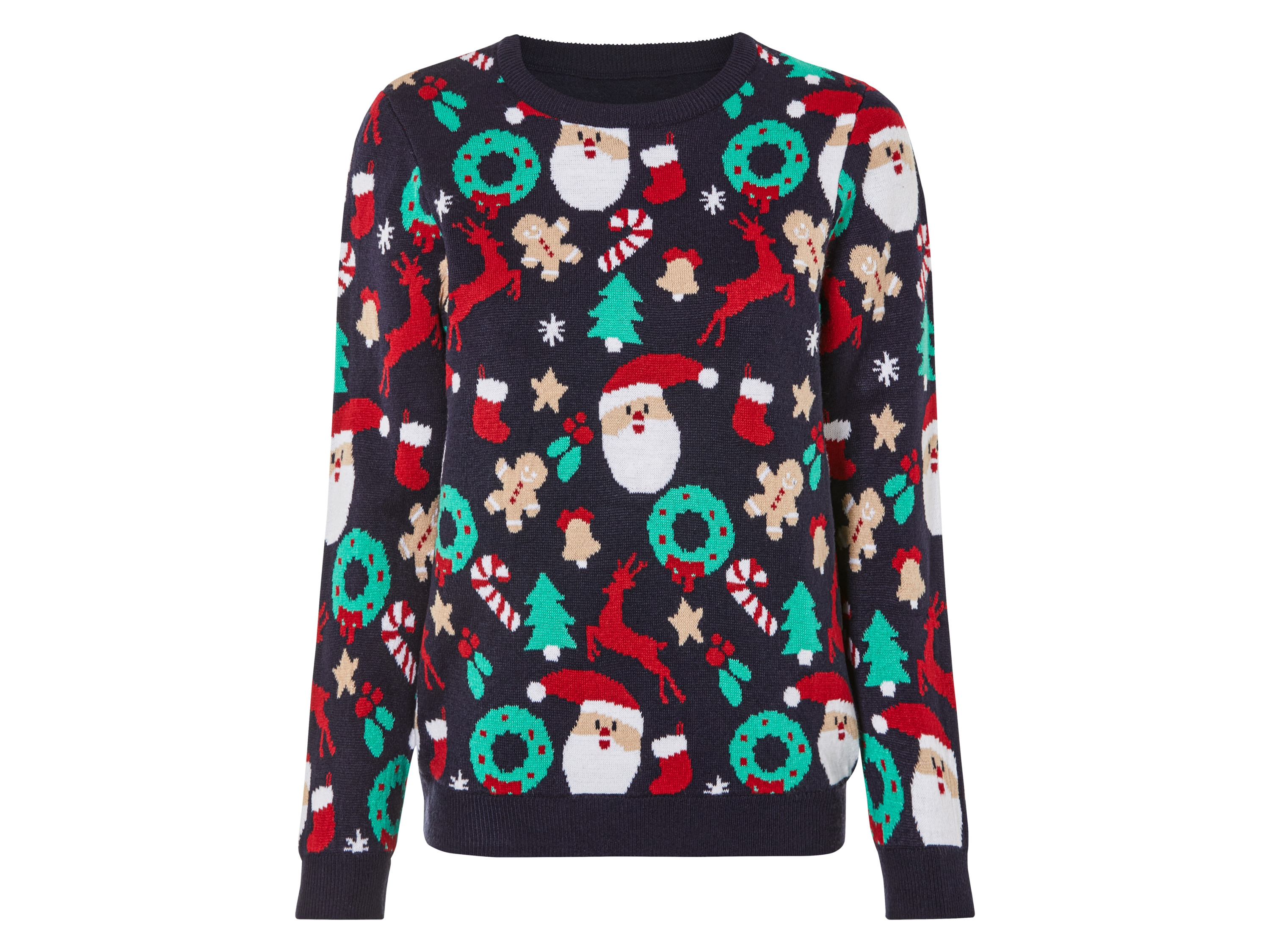 esmara® Pull Noël femme (bleu foncé)