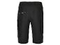 Shorts cargo noirs avec des accents blancs.