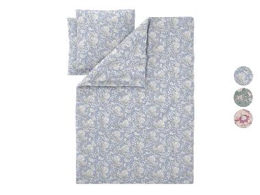 LIVARNO® Parure de lit ou parure de lit double face en satin, 260 x 240 cm