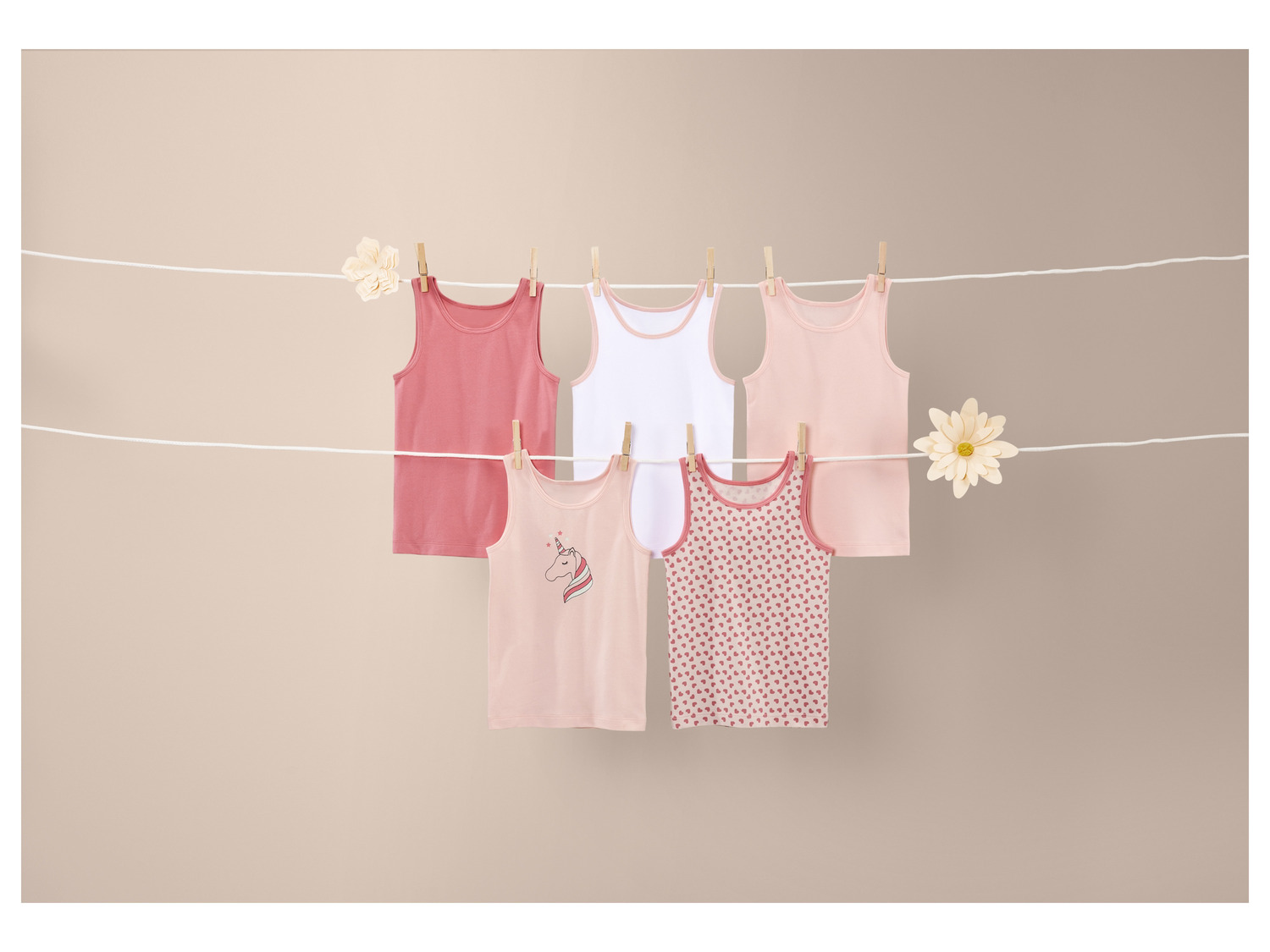 T-shirt manches longues coton rose clair bébé fille | La Halle