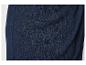 Gros plan sur un tissu bleu marine tissé.