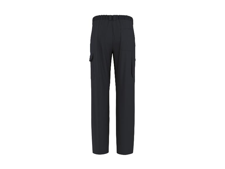 Pantalon cargo bleu foncé pour homme, vue arrière