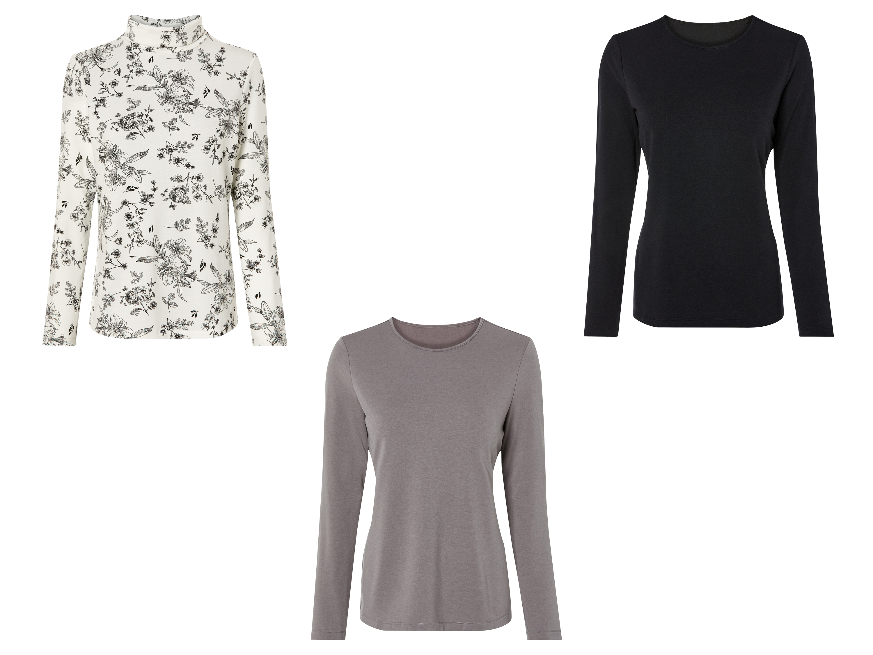 esmara® T-shirt à manches longues femme