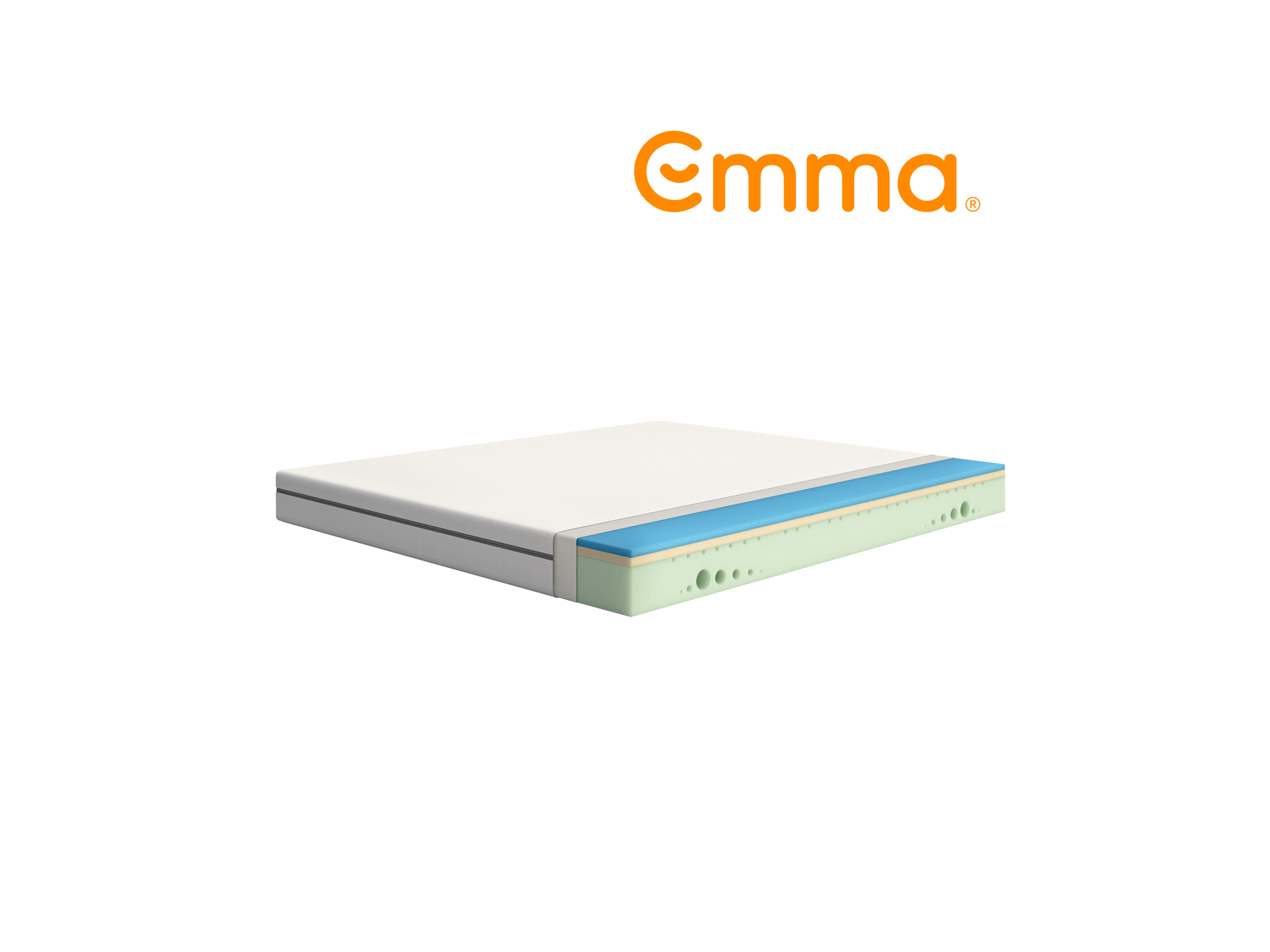 Emma One matelas en mousse froide (Dur, 140 x 190 cm)