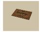 Paillasson marron avec l'inscription « MY happy PLACE ».