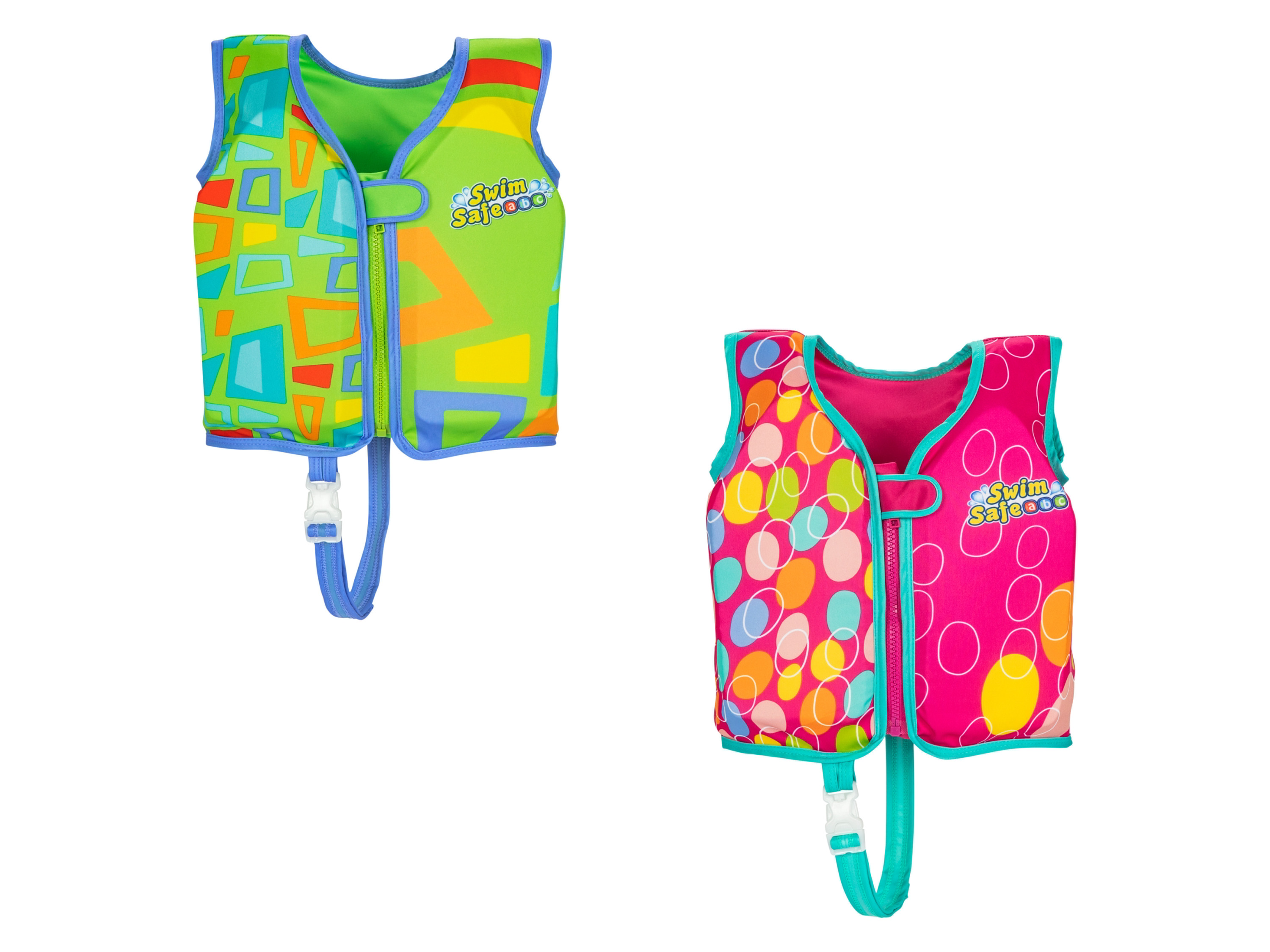 Bestway Gilet de natation AquaStar enfant (rose/vert 1-3 ans petit)