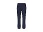 Pantalon cargo bleu foncé avec taille élastique.