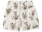 Shorts beiges à imprimé floral.