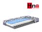 Matelas Hn8 Schlafsysteme avec couches intérieures visibles et tissu Seaqual.