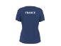 T-shirt bleu avec l'inscription « FRANCE » au dos.