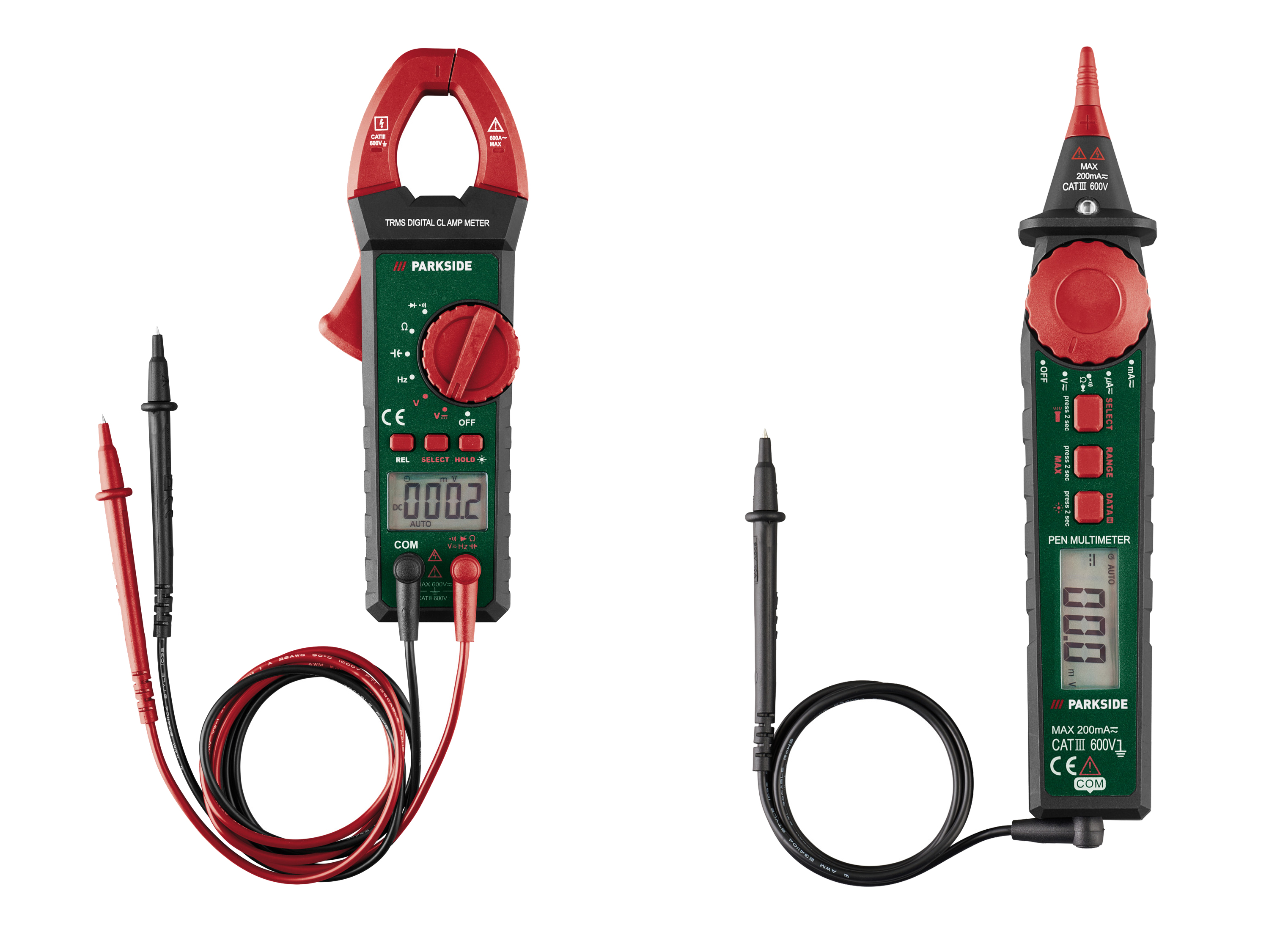 PARKSIDE® Pince multimètre PZM 2 B4 ou multimètre à broche PSM 2 B4