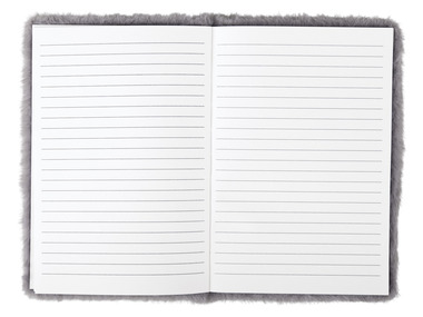 UNITED OFFICE® Carnet avec couverture en peluche