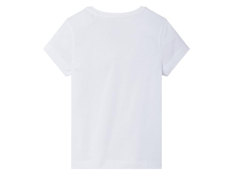 T-shirt blanc à manches courtes pour enfant.