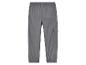 Pantalon cargo gris avec taille élastique.