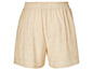 Shorts beiges avec un motif uni.
