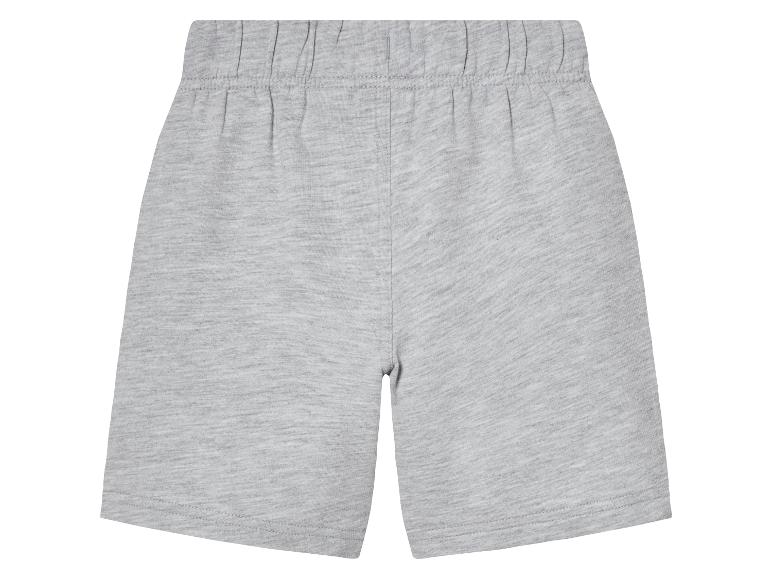 Short gris avec élastique à la taille