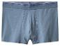 Boxer bleu avec bande élastique rayée