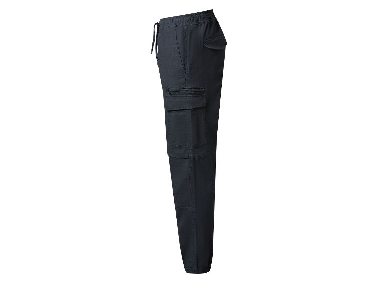 Pantalon cargo noir pour homme.