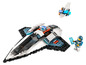 Vaisseau spatial LEGO City avec un astronaute et un petit avion.