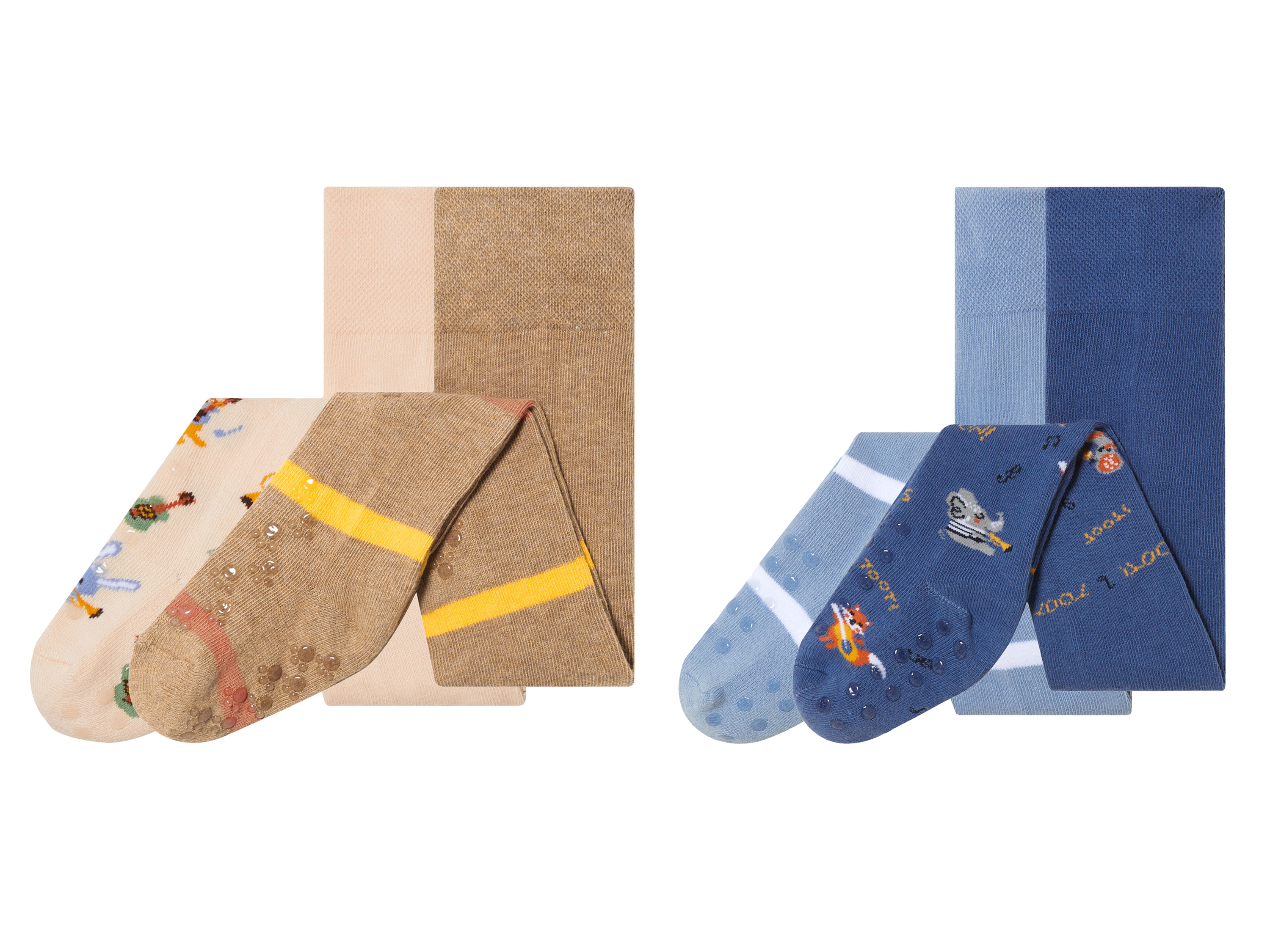 lupilu® Lot de 2 collants bébé