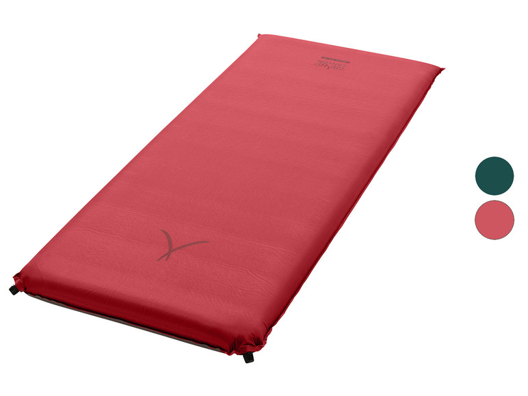 Un matelas pneumatique rouge Grand Canyon.
