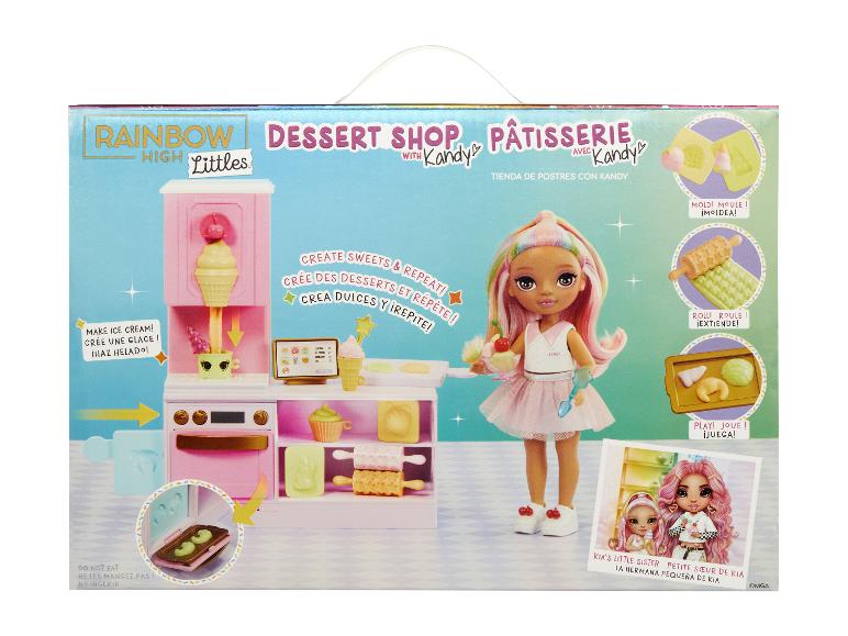 Rainbow High Littles Pâtisserie avec Kandy, un jouet pour créer des douceurs.
