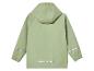 Imperméable vert pour enfants avec capuche.