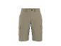 Shorts cargo kaki avec poches latérales et un bouton à la taille.
