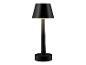 Lampe sur pied noire avec abat-jour