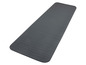 Un tapis de gym gris pour l'exercice.