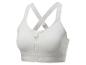 Soutien-gorge de sport Crivit gris clair, fermeture éclair.