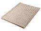 Plaid polaire côtelé beige