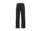 Pantalon de survêtement noir pour femme avec taille élastique, vue arrière.