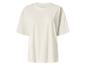 T-shirt blanc uni à manches courtes