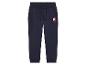 Pantalon de jogging bleu marine avec un motif de Père Noël.