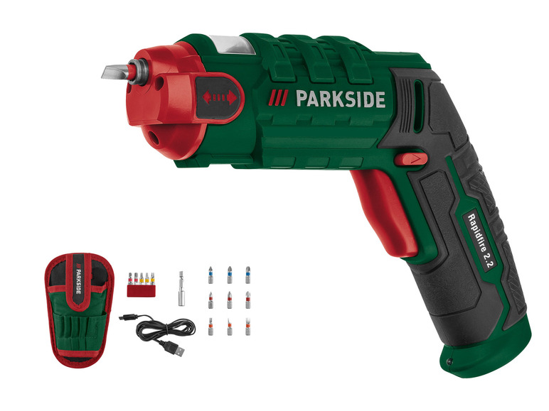 Aller en mode plein écran : PARKSIDE® Visseuse sans fil à embouts interchangeables Rapidfire 2.2 - Image 1