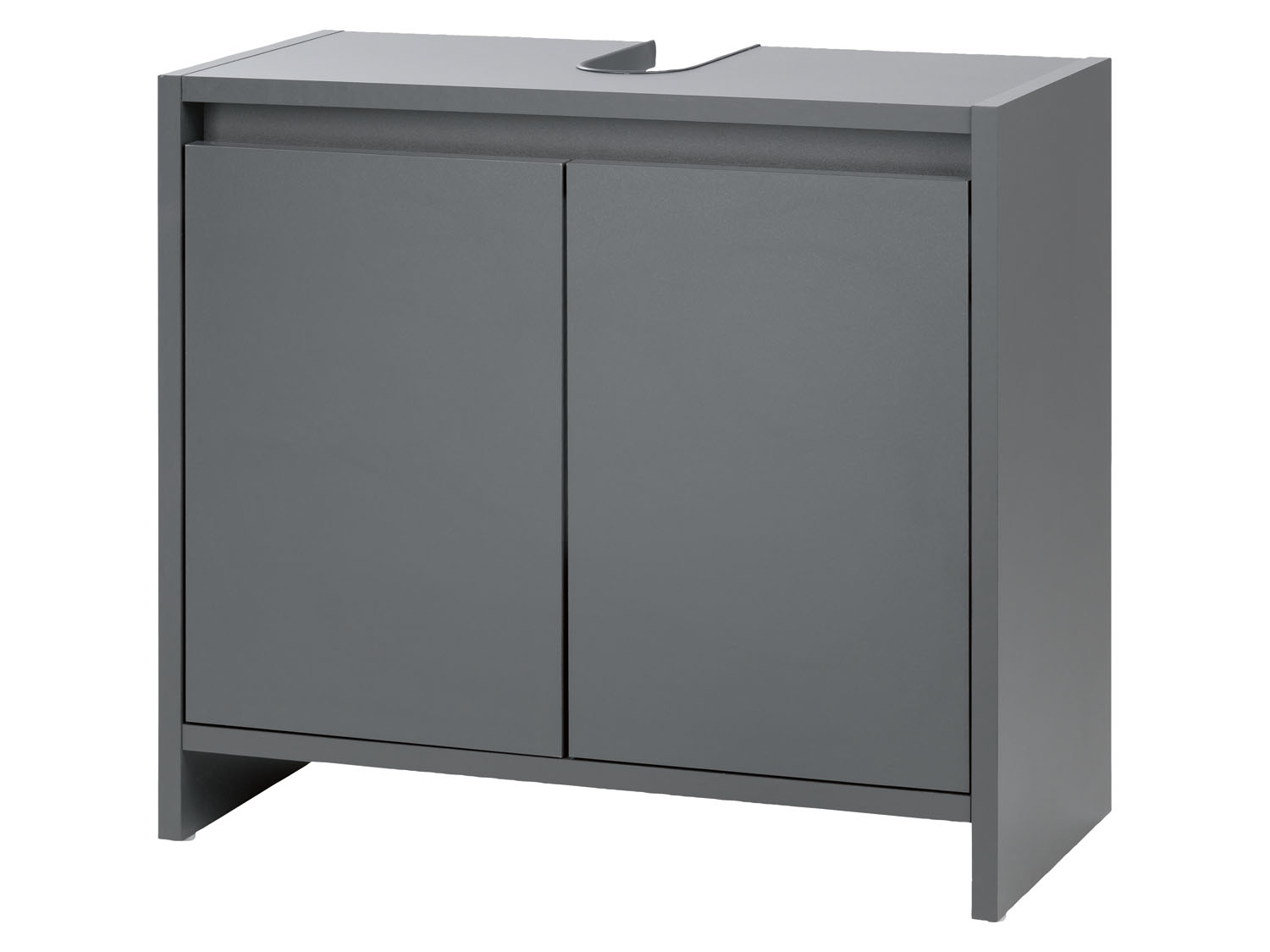 LIVARNO home Meuble sous-vasque Oslo, 60 x 55 x 28 cm, anthracite