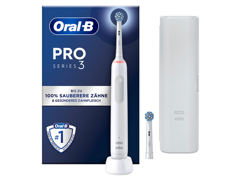 Aller en mode plein écran : Oral-B Brosse à dents électrique Pro 3 3500, avec étui - Image 3