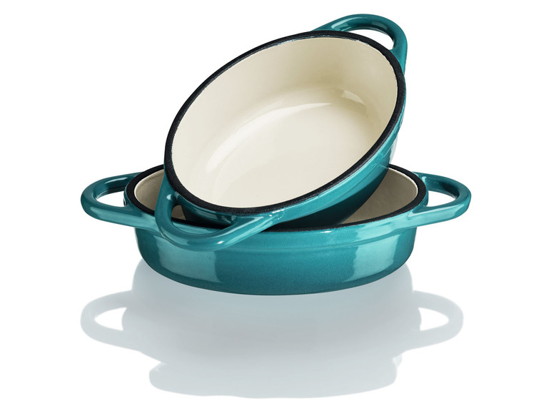 Aller en mode plein écran : Lot de 2 mini-plats à four en fonte, 14,5 x 10 cm - Image 20