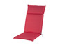 Coussin de chaise rouge avec dossier