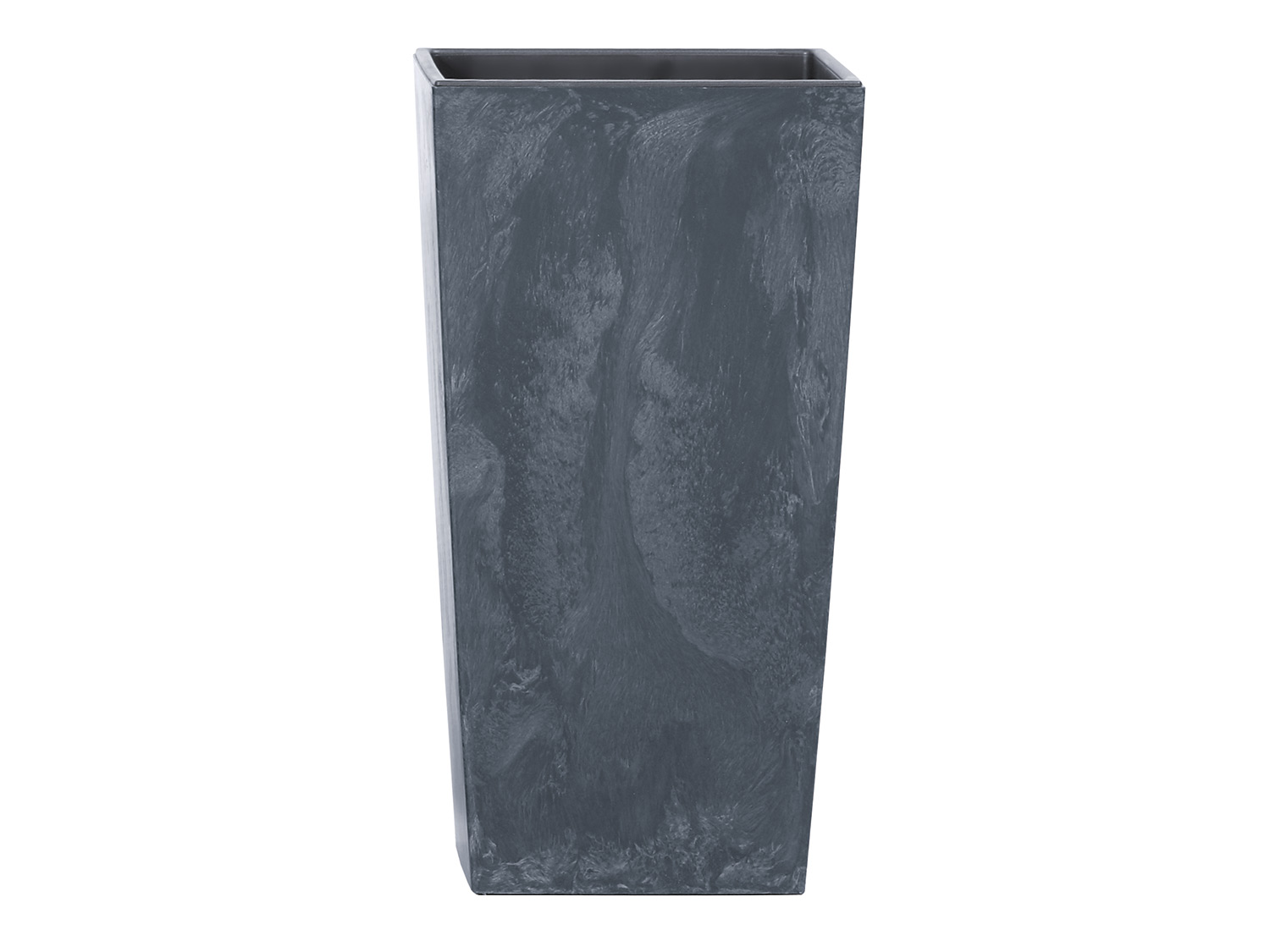 Prosperplast Pot de fleurs Urbi Square, en plastique (anthracite, l 40 x h 75 x p 40 cm)