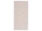 Serviette beige et blanche à motif géométrique