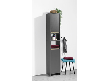 LIVARNO home Colonne de salle de bains Oslo, 32 x 180 x 28 cm, anthracite