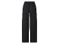 Pantalon large noir avec taille élastique.