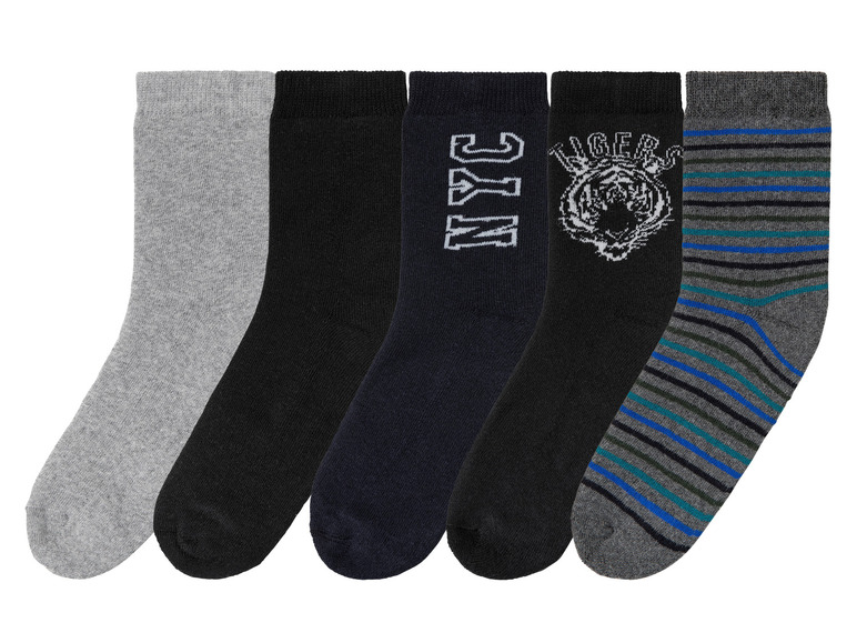 Aller en mode plein écran : pepperts!® Lot de 5 paires de chaussettes thermiques enfant - Image 2