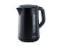 Bouilloire électrique noire Silvercrest avec indicateur de niveau d'eau et capacité de 1,7L.