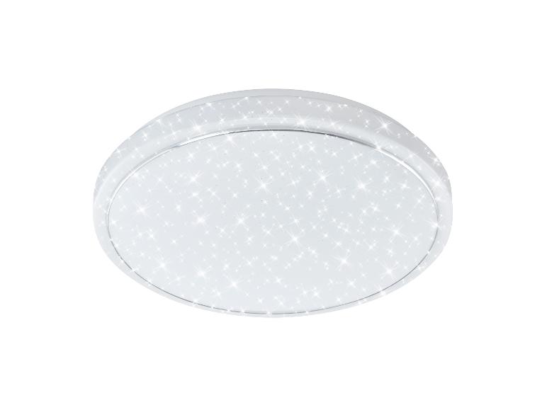 Plafonnier LED rond blanc avec effet étoiles