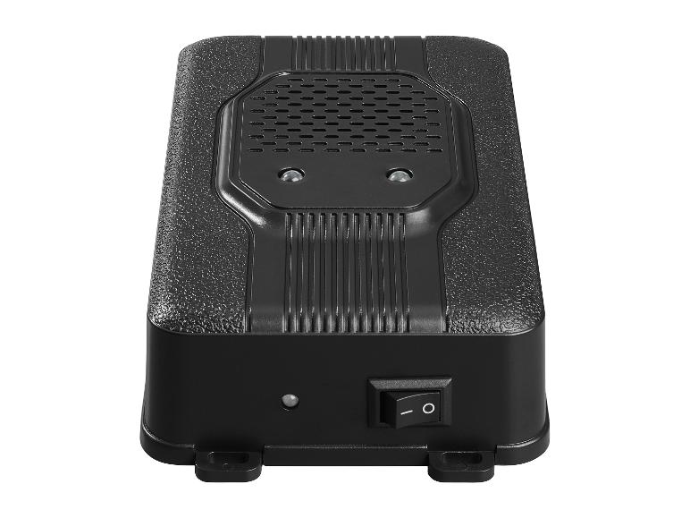 Répulsif ultrasonique noir contre les nuisibles avec interrupteur marche/arrêt